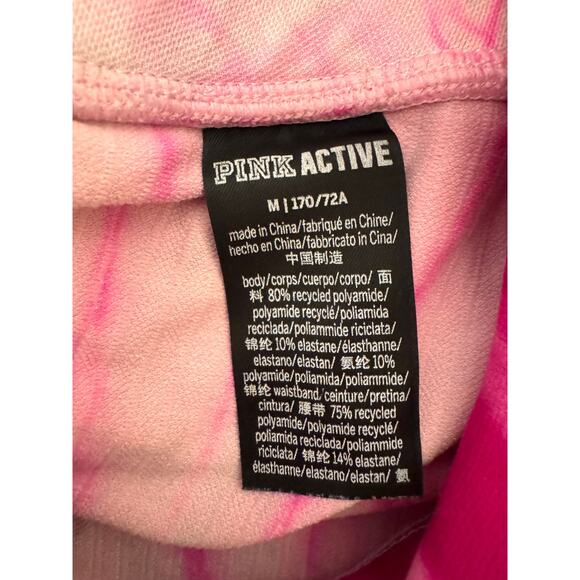 2/$30 Victorias Secret PINK Leggings High Waist 7/8 Tight Pink  M BEEHIVESALE230 - Picture 2 of 6